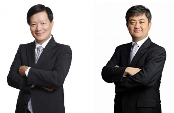 박주형 신세계 대표이사(왼쪽), 한채양 이마트 대표이사(오른쪽).[사진제공=신세계그룹]
