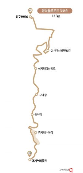 [하루만보]영덕 블루로드 쪽빛파도의 길을 아십니까 