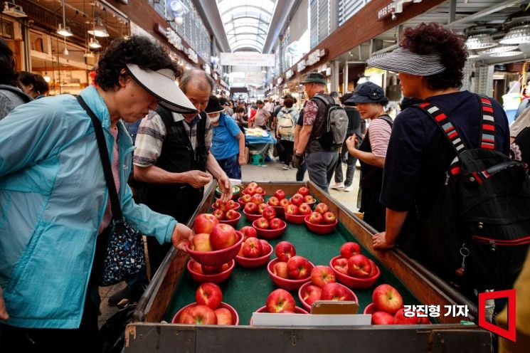 국내 한 전통시장.