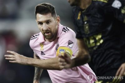 미국 프로축구 메이저리그 사커(MLS)에서 뛰고 있는 리오넬 메시 [이미지출처=연합뉴스]