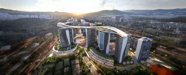 대우건설이 제안한 한남2구역 조감도