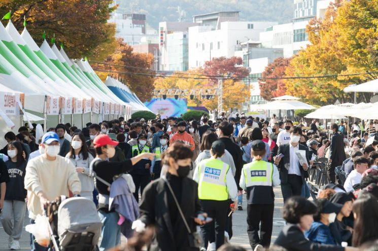2022년 구미 푸드 페스티벌 모습.