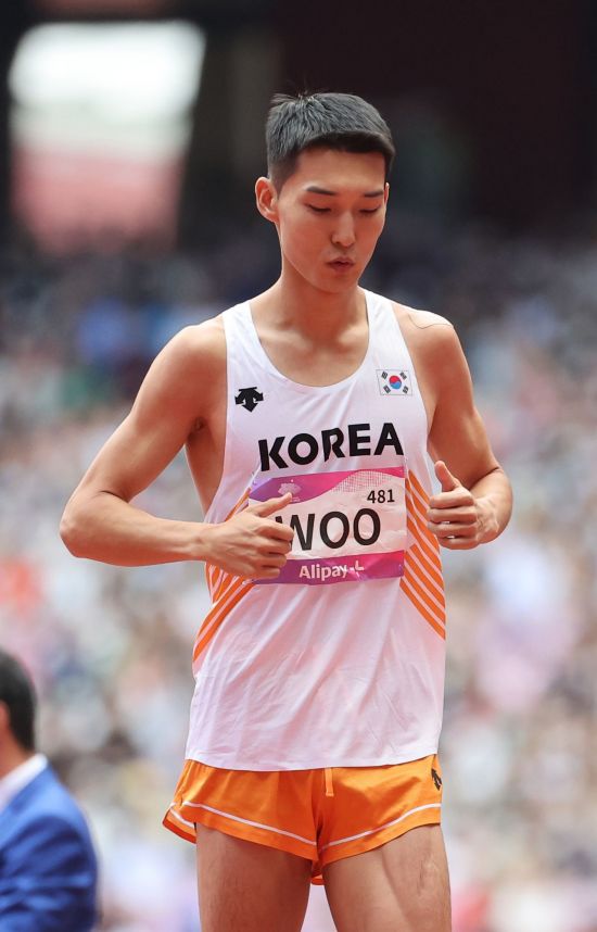 육상 높이뛰기 대표 우상혁  [사진 제공= 연합뉴스]