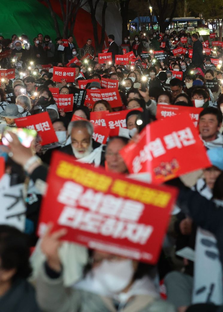 지난 4월 천주교 정의구현사제단 서울 시국미사 [사진출처=연합뉴스]