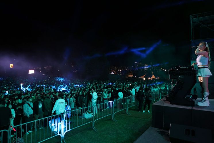 서울세계불꽃축제 2023 직후 열린 'DJ 애프터 파티' [사진제공=한화]