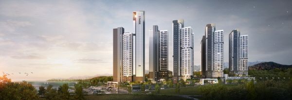 [HDC현대산업개발, ‘군산 레이크시티 아이파크’ 투시도]