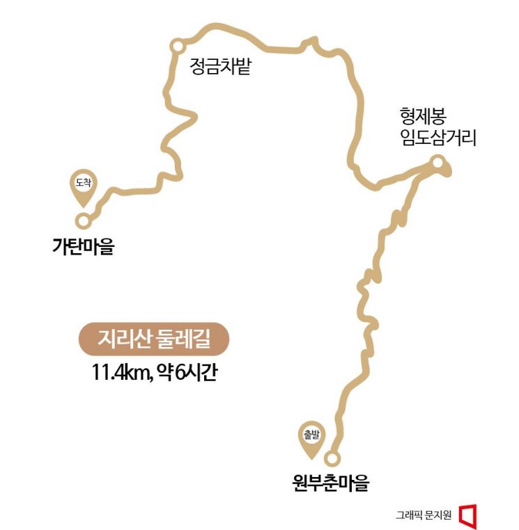 [하루만보] 곳곳 차밭이 펼쳐지는 '원부춘-가탄'