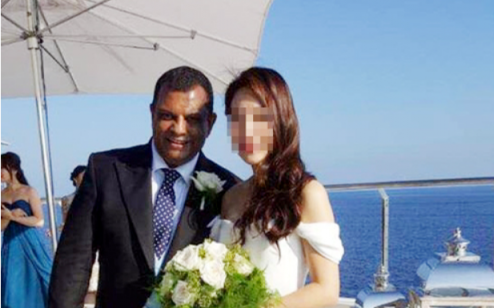 한국인 여성과 극비리에 결혼식을 올린 토니 페르난데스. [사진=연합뉴스]