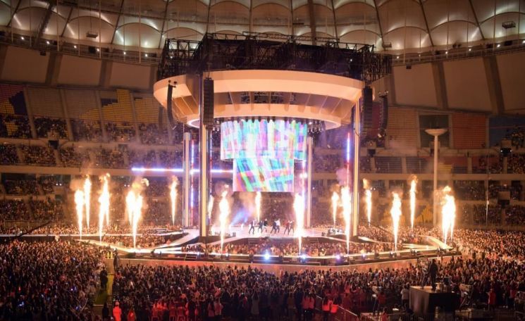 2017 Busan One Asia Festival (BOF) event scene.