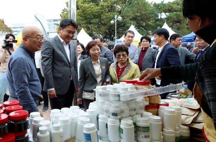 오승록 노원구청장, 2023년 고흥 직거래 장터 방문