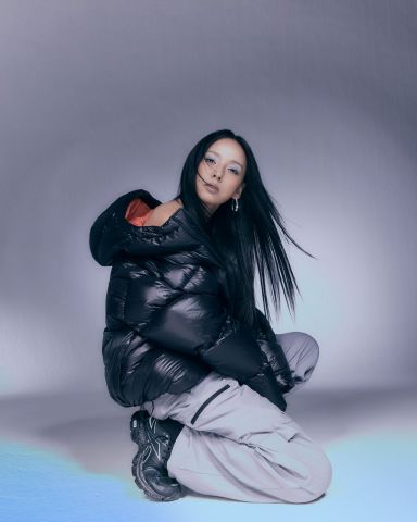 Reebok与Lee Hyori合作拍摄的“Pump羽绒服”画报 [图片由LF提供]