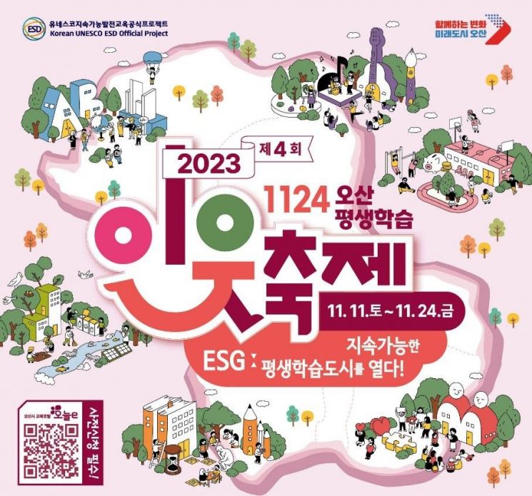 11월 오산 전역서 '평생학습 이웃축제' 열린다