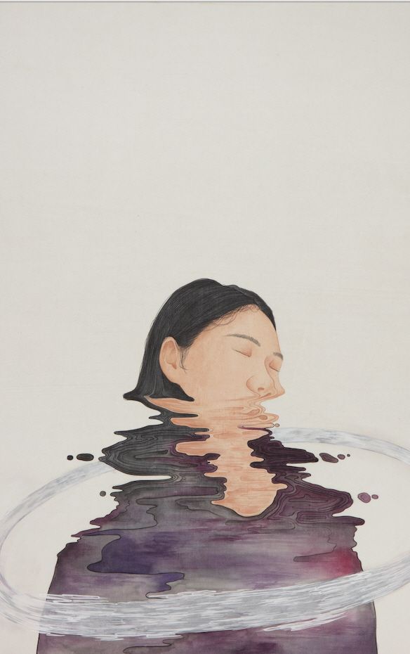 영감 90x72cm 비단에 채색 2022 [사진제공 = 서촌TYA]