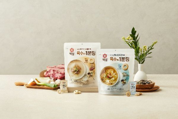 CJ제일제당, '백설 육수에는 1분링' 출시