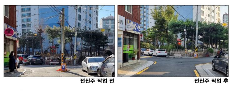 “충돌하면 위험”…강서구, 도로 한복판 전신주 뽑는다