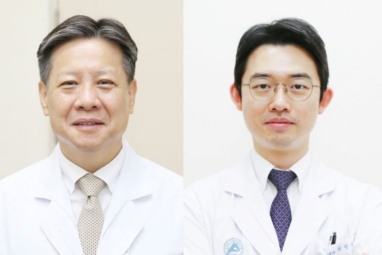 서울아산병원 소화기내과 임영석(왼쪽), 최원묵 교수. [사진제공=서울아산병원]