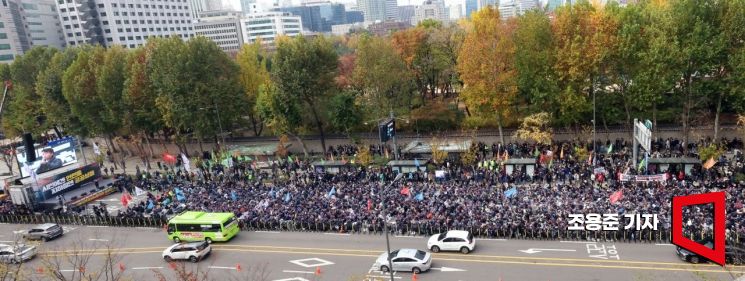 [포토]교통공사노조 총파업 출정식