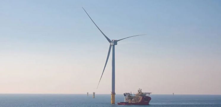 세계 최대의 해상 풍력 발전 단지인 영국 도거 뱅크 [이미지출처=에퀴노르 홈페이지]