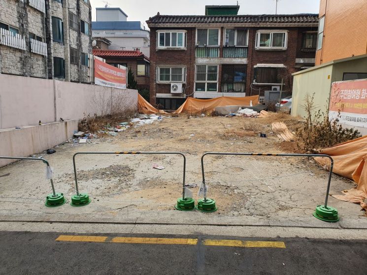 주차장 조성 전 모습