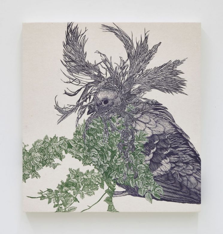 장식된 정원의 산책자 3 Stroller in the Ornate Garden 3, 30 x 28 cm, 2023.[사진제공 = 페이지룸8]