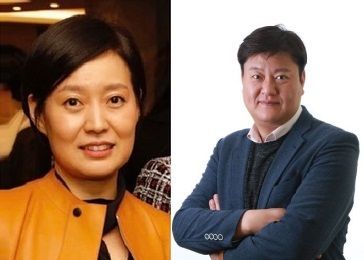 임주현 한미약품 사장(왼쪽)과 최인영 한미약품 R&D센터장 [사진제공=한미약품]
