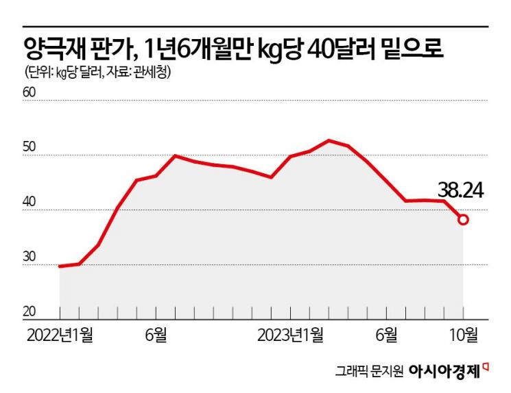 [보죠, 배터리]"4분기 리튬價 ㎏당 22달러…바닥 근접 시그널"