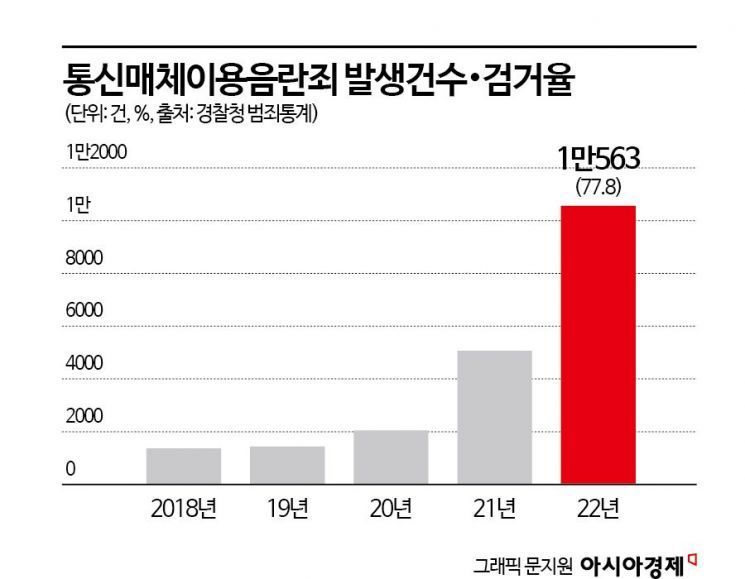 대학 커뮤니티·전광판·게임채팅…'통신매체이용음란죄' 5년새 8배 증가