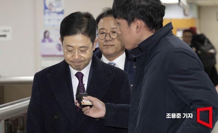 [포토]손준성 검사 결심 공판 출석