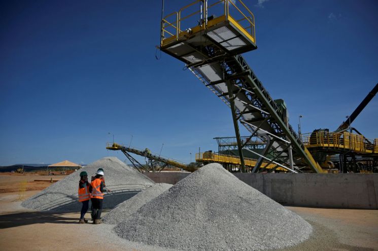 리튬 체굴이 이뤄지고 있는 브라질의 한 광산 [이미지출처=로이터연합뉴스]