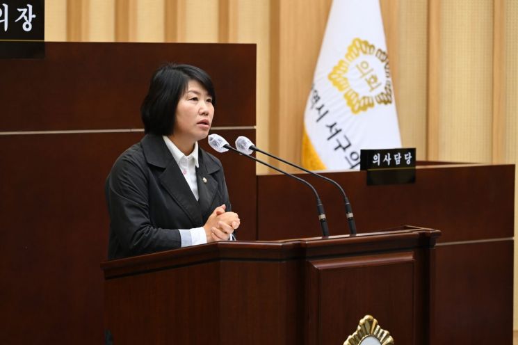 오미섭 광주 서구의원 '일회용품 관리방안' 철회 촉구