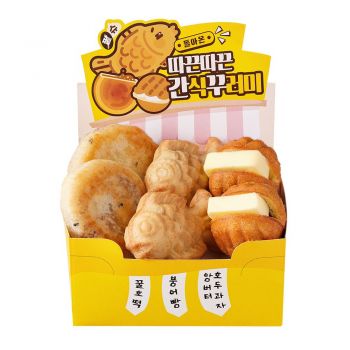 Mega Coffee的“热乎乎小吃礼包”。Mega Coffee提供