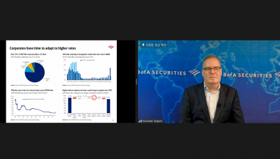마이클 개펜 BoA 미국 경제부문 수석이코노미스트(오른쪽)