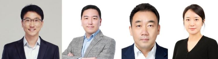 삼성바이오로직스 윤종규, 이상명, 조성환, 홍연진 상무. (왼쪽부터) [사진제공=삼성바이오로직스]
