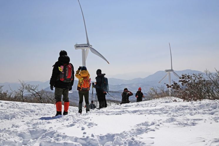 [하루만보] “눈꽃산행의 백미(百媚)”…대관령숲길 ‘선자령 등산로’