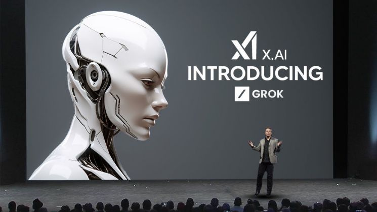 머스크 AI 챗봇 '그록', 공식 배포…챗GPT와 경쟁 본격화 