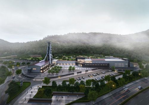 강원랜드가 사북 탄광 부지에 건설중인 탄광문화공원 조감도. (사진제공:강원랜드)