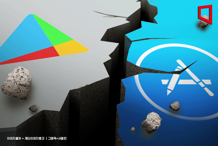 '독과점 폭탄' 맞은 구글·애플...660조원 앱시장 지축 흔들