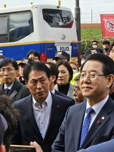 김영록 전남지사, 도민과의 대화 ‘범대위의 봉쇄’