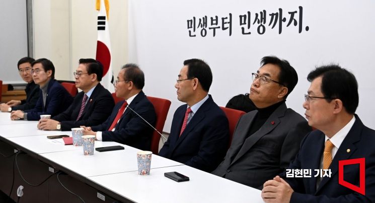 [포토] 국민의힘, 중진연석회의 열어 '김기현 이후' 논의