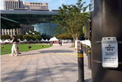 서울시의 보행량 계측 기술(사진제공=국토부)
