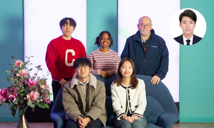 研究团队。（后排自左起）研究员 Park Shinsung、研究员 EKPENYONG JOY EDET、教授 Robert Mitchell、第一作者 研究员 Moon Wonsik，（前排自左起）研究员 Jang Hyochan、第一作者 研究员 Choi Sumin。