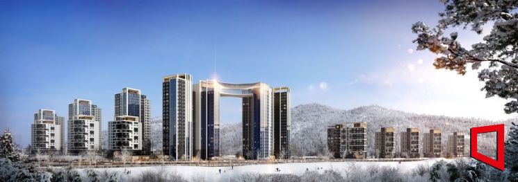 과천주공10단지 재건축 사업지 '래미안 원마제스티' 조감도(사진제공=삼성물산)