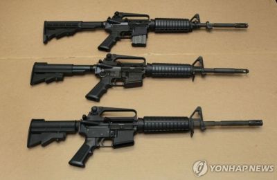 미국 총기 난사 사건에서 단골로 쓰이는 반자동 소총 AR-15 [이미지 출처=AP 연합뉴스]