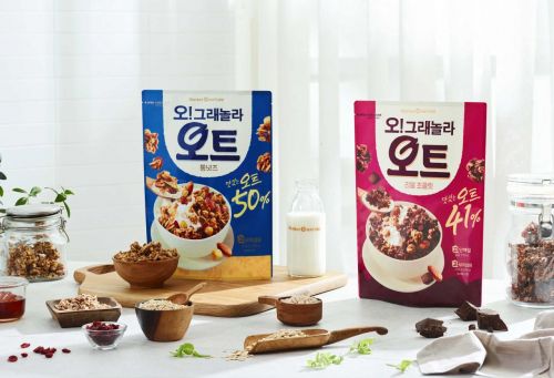 오리온 마켓오네이처 '오!그래놀라 오트' 2종[사진제공=오리온]