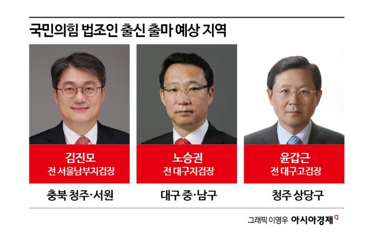 국민의힘 법조인 출신 총선 후보들. 사진제공=법률신문사