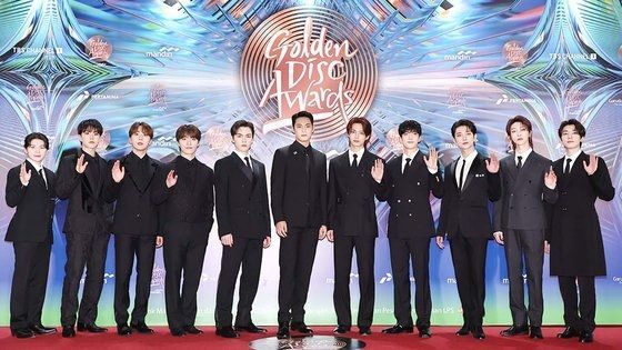 2015년 데뷔한 그룹 세븐틴은 9년만에 대상을 거머쥐었다. [사진제공 =  골든디스크 어워즈 사무국]