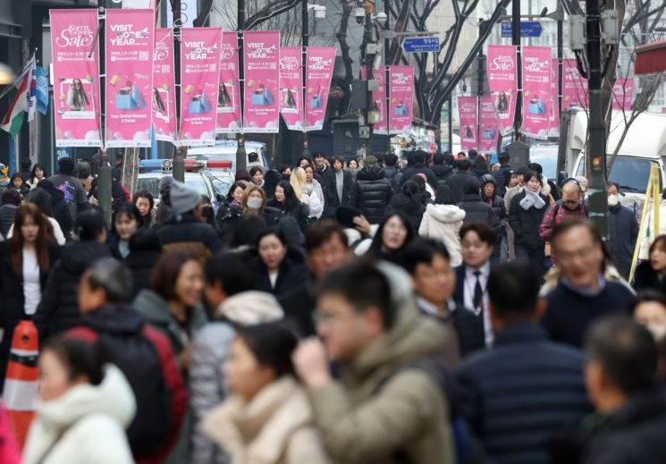 'Myeongdong Olive Young' Bustling... 2,000 Foreigners Visit Daily