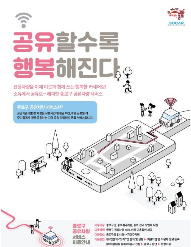 “㎞당 90원에 전기차 빌려드립니다”…구청에 등장한 공유경제