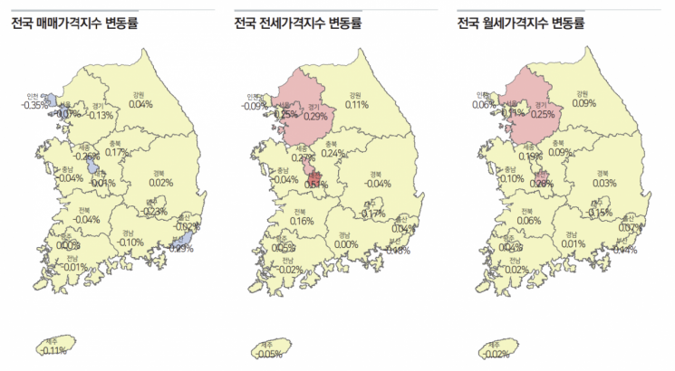 2023년 12월 전국주택가격 동향조사 결과(자료제공=한국부동산원)