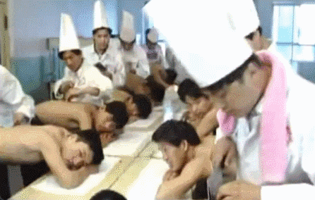 중국 요리전문학교 후진의 과거 요리학과 홍보영상. [이미지출처=웨이보 캡처]